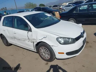 2011 Volkswagen Golf with VIN WVWDA7AJ1BW032471, listed as a IAAI auction lot 41839585 with 166,094 mi miles. Bid and sale history available at carsss.com. Image 1.