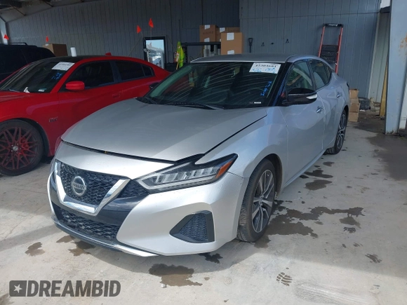 2022 Nissan Maxima SV with VIN 1N4AA6CV2NC504895, listed as a IAAI auction lot 42304681 with 35,818 mi miles and . Bid and sale history available at DreamBid. Image 6.