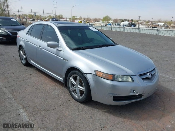 2005 Acura TL with VIN 19UUA66225A042361, listed as a IAAI auction lot 41795900 with 236,371 mi miles. Bid and sale history available at carsss.com. Image 1.