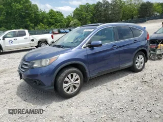 2013 Honda CR-V EX-L with VIN 2HKRM3H78DH510006, listed as a Copart auction lot 55934845 with 267,218 mi miles and Clean Title. Bid and sale history available at DreamBid. Image 1.