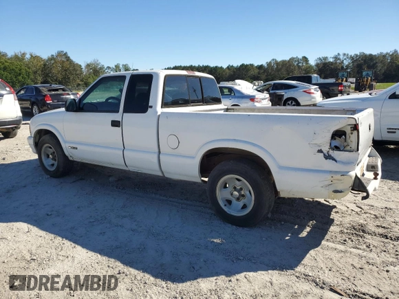 1997 Chevrolet S-10 LS with VIN 1GCCS19W7VK121494, listed as a Copart auction lot 75327694 with 292,652 mi miles and Salvage Title. Bid and sale history available at DreamBid. Image 2.