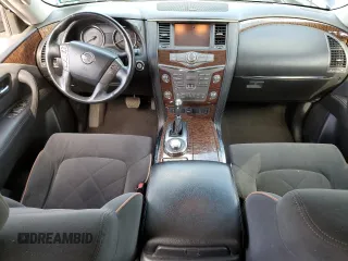 2017 Nissan Armada SV with VIN JN8AY2NC0H9503180, listed as a Copart auction lot 52064385 with Not Provided miles and Salvage Title. Bid and sale history available at DreamBid. Image 8.