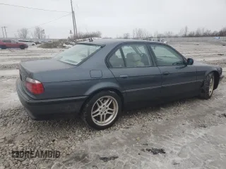 2000 BMW 7 Series 740iA with VIN WBAGG8343YDN76254, listed as a Copart auction lot 43918405 with 172,653 mi miles and Clean Title. Bid and sale history available at carsss.com. Image 3.