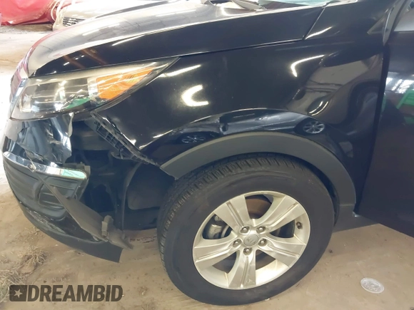 2012 Kia Sportage LX with VIN KNDPB3A28C7211680, listed as a IAAI auction lot 41678361 with 1 mi miles. Bid and sale history available at carsss.com. Image 12.