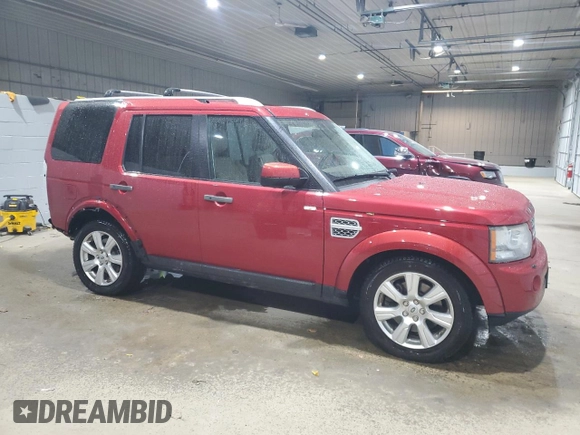 2013 Land Rover LR4 Lux with VIN SALAK2D40DA681485, listed as a Copart auction lot 80766204 with 112,021 mi miles and Salvage title. Bid and sale history available at DreamBid. Image 4.