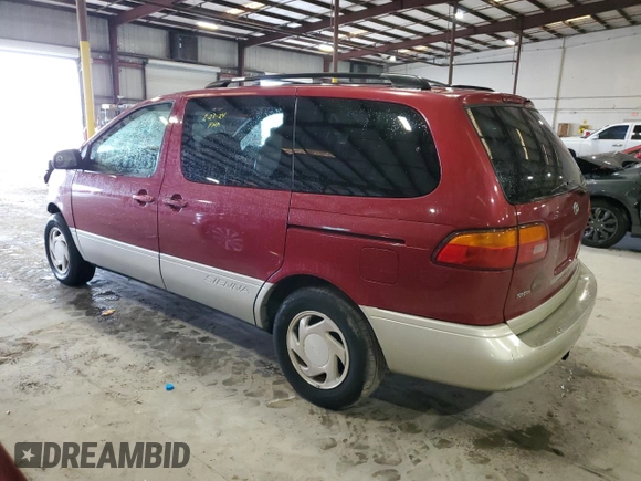 2000 Toyota Sienna LE with VIN 4T3ZF13C0YU258575, listed as a Copart auction lot 53016635 with 252,328 mi miles and Non repairable. Bid and sale history available at DreamBid. Image 2.