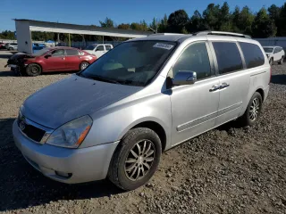 2012 Kia Sedona EX with VIN KNDMH4C70C6487793, listed as a Copart auction lot 76566304 with 286,616 mi miles and Salvage Title. Bid and sale history available at carsss.com. Image 1.