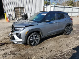 2023 Chevrolet TrailBlazer RS with VIN KL79MUSL2PB149502, listed as a Copart auction lot 42360645 with 10,034 mi miles and Salvage Title. Bid and sale history available at carsss.com. Image 1.