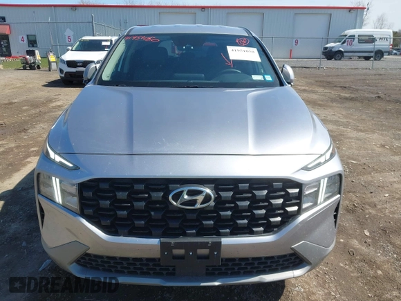2021 Hyundai Santa Fe SE with VIN 5NMS1DAJ5MH320635, listed as a IAAI auction lot 41951050 with 26,593 mi miles. Bid and sale history available at carsss.com. Image 12.