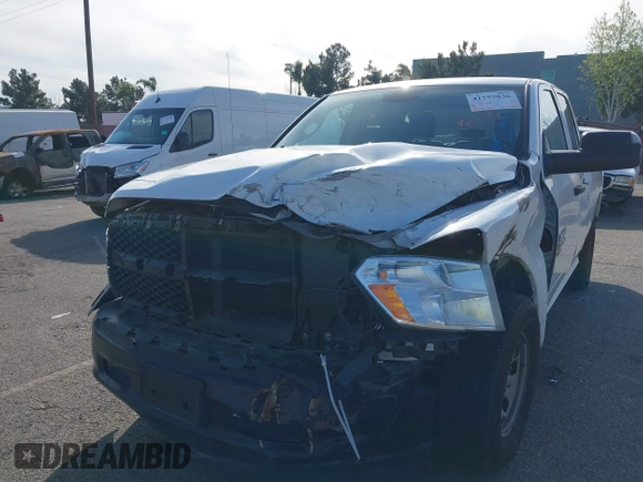 2023 Ram 1500 Tradesman with VIN 1C6RR6FG3PS593993, listed as a IAAI auction lot 41757036 with 28,654 mi miles and . Bid and sale history available at DreamBid. Image 6.
