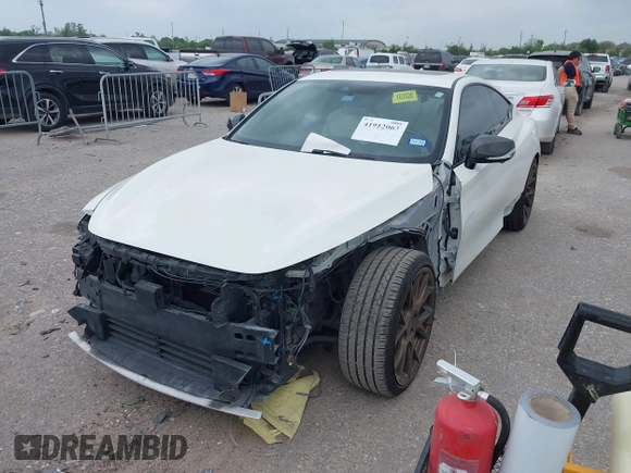 2017 Infiniti Q60 Red Sport 400 with VIN JN1FV7EK8HM610878, listed as a IAAI auction lot 41912063 with 93,680 mi miles and . Bid and sale history available at carsss.com. Image 19.