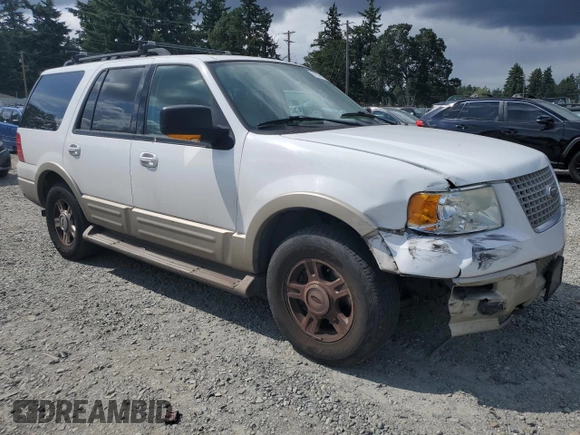 2005 Ford Expedition Eddie Bauer with VIN 1FMFU18535LA51658, listed as a Copart auction lot 61268125 with 210,363 mi miles and Salvage title. Bid and sale history available at DreamBid. Image 4.