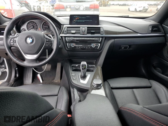 2016 BMW 4 Series 428i xDrive with VIN WBA3N9C56GK249666, listed as a Copart auction lot 53881285 with 140,031 mi miles and Salvage title. Bid and sale history available at DreamBid. Image 8.