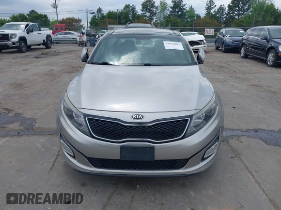 2015 Kia Optima EX with VIN 5XXGN4A70FG422277, listed as a IAAI auction lot 41932887 with 150,386 mi miles. Bid and sale history available at carsss.com. Image 6.