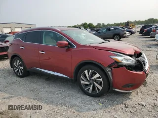 2016 Nissan Murano Platinum z VIN 5N1AZ2MH3GN161604, wystawiony jako Copart lot #58447825 z przebiegiem 66 472 mil mil oraz Szkoda całkowita • Salvage title. Historia ofert i sprzedaży dostępna na DreamBid. Obrazek 4.