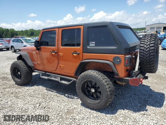 2011 Jeep Wrangler Unlimited Rubicon with VIN 1J4HA6H12BL584493, listed as a Copart auction lot 61765735 with 151,175 mi miles and Salvage title. Bid and sale history available at DreamBid. Image 2.