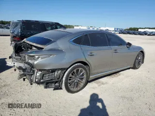 2021 Lexus LS with VIN JTHD51FF0M5014086, listed as a Copart auction lot 80830354 with 64,191 mi miles and Salvage Title. Bid and sale history available at carsss.com. Image 3.