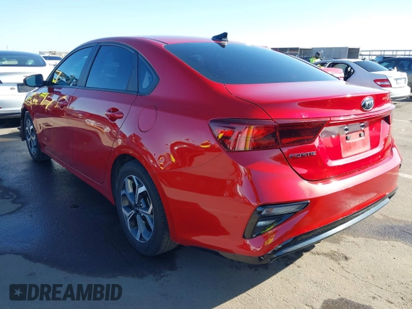 2020 Kia Forte LXS with VIN 3KPF24AD8LE237828, listed as a IAAI auction lot 41770807 with 58,971 mi miles. Bid and sale history available at carsss.com. Image 3.
