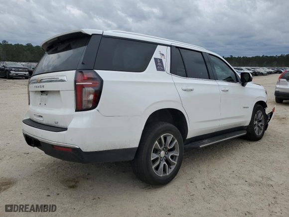 2022 Chevrolet Tahoe LT with VIN 1GNSCNKD6NR308118, listed as a Copart auction lot 46028955 with 49,763 mi miles and Salvage Title. Bid and sale history available at carsss.com. Image 3.