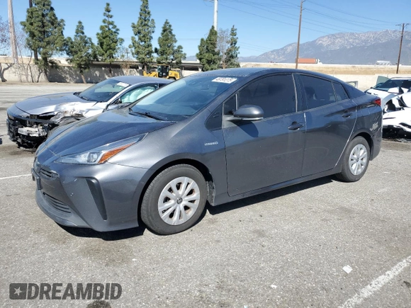 2022 Toyota Prius L Eco with VIN JTDKAMFU5N3165944, listed as a Copart auction lot 49791275 with 80,385 mi miles and Salvage Title. Bid and sale history available at DreamBid. Image 1.