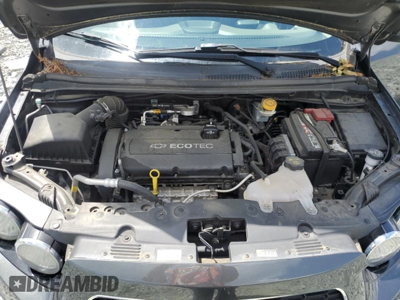 2016 Chevrolet Sonic LT with VIN 1G1JC5SH4G4119418, listed as a Copart auction lot 55809185 with 97,740 mi miles and Salvage title. Bid and sale history available at DreamBid. Image 11.