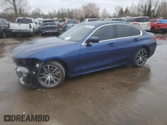 2019 BMW 3 Series 330i with VIN WBA5R1C50KAJ99375, listed as a Copart auction lot 48435445 with 66,547 mi miles and Salvage Title. Bid and sale history available at DreamBid. Image 1.