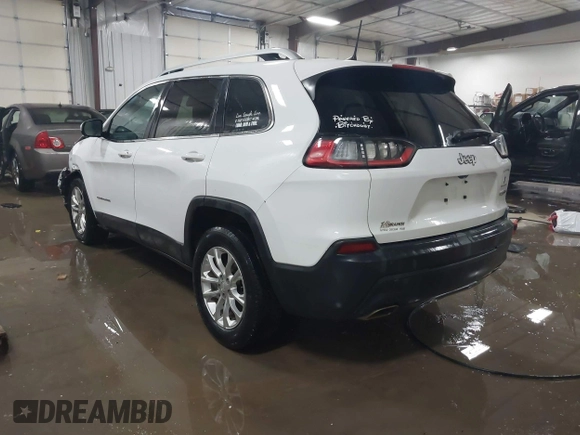 2019 Jeep Cherokee Latitude with VIN 1C4PJLCX2KD205286, listed as a IAAI auction lot 41276437 with 112,333 mi miles. Bid and sale history available at carsss.com. Image 3.