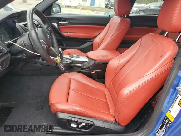 2016 BMW 2 Series M235i xDrive with VIN WBA1J9C59GV696705, listed as a Copart auction lot 47900155 with 80,216 mi miles and Salvage Title. Bid and sale history available at carsss.com. Image 7.