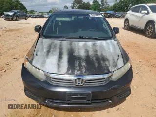 2012 Honda Civic EX with VIN 2HGFB2F83CH545012, listed as a Copart auction lot 54918605 with 229,970 mi miles and Salvage Title. Bid and sale history available at DreamBid. Image 5.