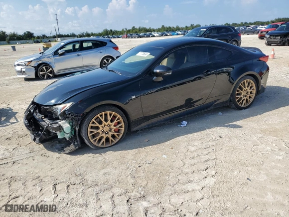 2015 Lexus RC 350 with VIN JTHHE5BC5F5005732, listed as a Copart auction lot 71773524 with 72,811 mi miles and Salvage Title. Bid and sale history available at carsss.com. Image 1.
