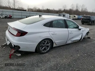 2023 Hyundai Sonata SEL with VIN KMHL64JA0PA284997, listed as a Copart auction lot 87647035 with 20,930 mi miles and Salvage Title. Bid and sale history available at DreamBid. Image 3.