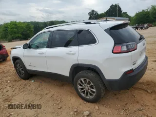 2019 Jeep Cherokee Latitude Plus with VIN 1C4PJMLB7KD195798, listed as a Copart auction lot 54230905 with 80,898 mi miles and Salvage title. Bid and sale history available at DreamBid. Image 2.