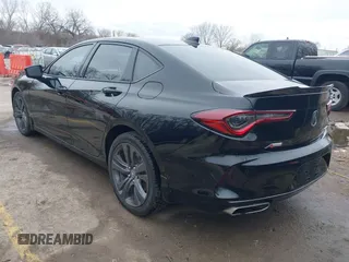 2022 Acura TLX w/A-Spec Package with VIN 19UUB6F5XNA002178, listed as a IAAI auction lot 41850627 with 68,762 mi miles and . Bid and sale history available at DreamBid. Image 3.