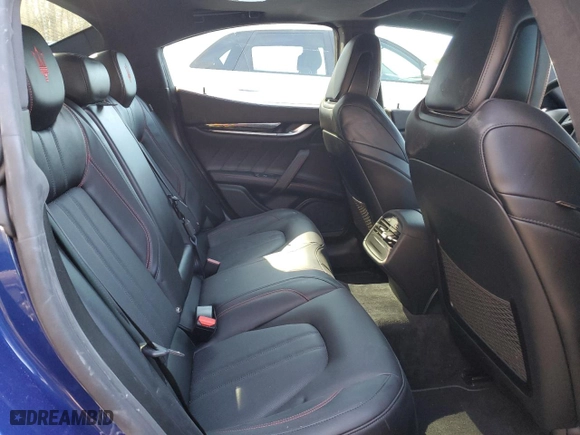 2019 Maserati Ghibli S Q4 GranSport with VIN ZAM57YTS8K1325825, listed as a Copart auction lot 46634975 with 30,854 mi miles and Salvage Title. Bid and sale history available at carsss.com. Image 10.