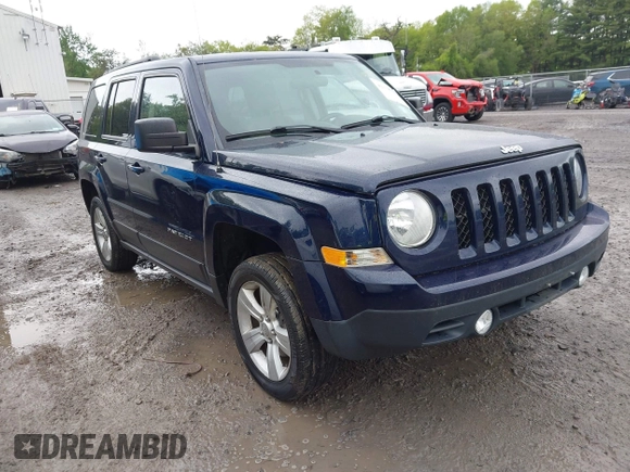 2014 Jeep Patriot Latitude with VIN 1C4NJRFB3ED661196, listed as a IAAI auction lot 42338511 with 101,686 mi miles and . Bid and sale history available at DreamBid. Image 1.