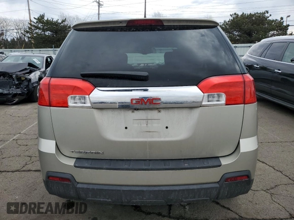 2014 GMC Terrain SLE with VIN 2GKALMEK6E6142952, listed as a Copart auction lot 46846995 with 103,716 mi miles and Salvage Title. Bid and sale history available at carsss.com. Image 6.