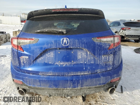 2020 Acura RDX w/A-Spec Pkg with VIN 5J8TC2H69LL037397, listed as a Copart auction lot 45200385 with 54,390 mi miles and Salvage title. Bid and sale history available at DreamBid. Image 6.