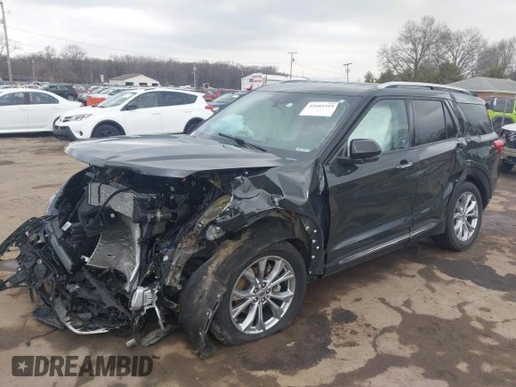 2023 Ford Explorer Limited z VIN 1FMSK8FH2PGA58347, wystawiony jako IAAI lot #41685319 z przebiegiem 34 228 mil mil oraz . Historia ofert i sprzedaży dostępna na DreamBid. Obrazek 6.