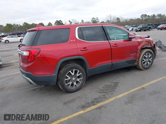 2021 GMC Acadia SLE with VIN 1GKKNKLS6MZ181694, listed as a IAAI auction lot 41536653 with 120,710 mi miles and . Bid and sale history available at DreamBid. Image 4.