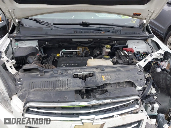 2016 Chevrolet Trax LS with VIN KL7CJNSB9GB559497, listed as a IAAI auction lot 41176681 with 106,794 mi miles. Bid and sale history available at carsss.com. Image 10.