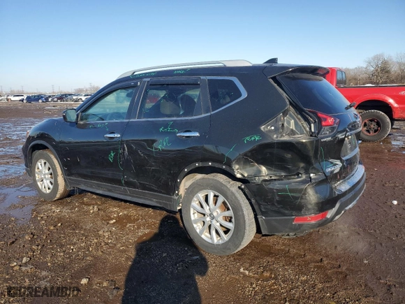2017 Nissan Rogue SV with VIN 5N1AT2MV5HC783786, listed as a Copart auction lot 44715135 with 99,412 mi miles and Salvage Title. Bid and sale history available at carsss.com. Image 2.