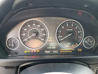 2013 BMW 3 Series 335i with VIN WBA3A9C5XDF475662, listed as a Copart auction lot 86421984 with 160,031 mi miles and Salvage Title. Bid and sale history available at carsss.com. Image 9.