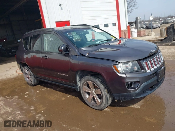 2016 Jeep Compass High Altitude Edition with VIN 1C4NJCEA4GD806920, listed as a IAAI auction lot 41163826 with 129,104 mi miles. Bid and sale history available at carsss.com. Image 1.