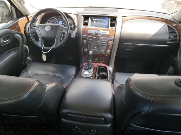 2017 Nissan Armada SV with VIN JN8AY2ND8H9007164, listed as a Copart auction lot 67336924 with 146,972 mi miles and Salvage Title. Bid and sale history available at carsss.com. Image 8.