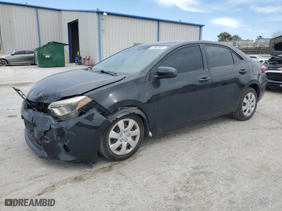 2016 Toyota Corolla L with VIN 5YFBURHE8GP435270, listed as a Copart auction lot 47665535 with 107,077 mi miles and Salvage Title. Bid and sale history available at carsss.com. Image 1.