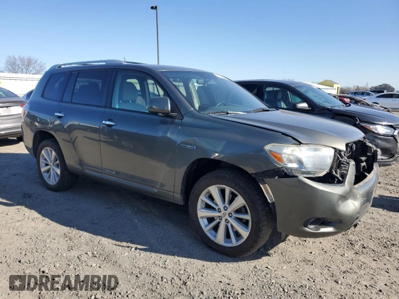 2010 Toyota Highlander Hybrid with VIN JTEBW3EH0A2044721, listed as a Copart auction lot 88714825 with 224,953 mi miles and Salvage Title. Bid and sale history available at carsss.com. Image 4.