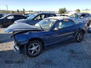 1998 Ford Mustang GT with VIN 1FAFP45X2WF107243, listed as a Copart auction lot 46116355 with 87,830 mi miles and Salvage Title. Bid and sale history available at carsss.com. Image 1.