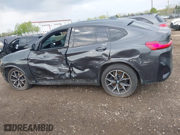 2023 BMW X4 xDrive30i with VIN 5UX33DT01P9N66552, listed as a IAAI auction lot 42103350 with 56,303 mi miles and . Bid and sale history available at DreamBid. Image 14.