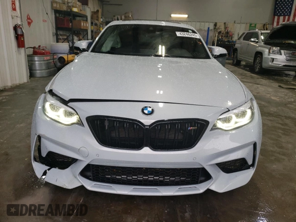 2020 BMW M2 Competition with VIN WBS2U7C02L7D74179, listed as a Copart auction lot 43246245 with 48,062 mi miles and Salvage Title. Bid and sale history available at carsss.com. Image 5.
