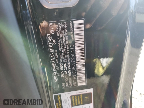 2020 Mercedes-Benz C 300 с VIN WDDWJ8DB2LF955410, выставлен на аукционе Copart как лот 79302194 с пробегом 40 212 миль миль и Списание • Salvage title. История ставок и продаж доступна на DreamBid. Изображение 13.